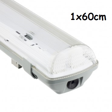 Plafoniera IP65 1x60cm Per neon LED